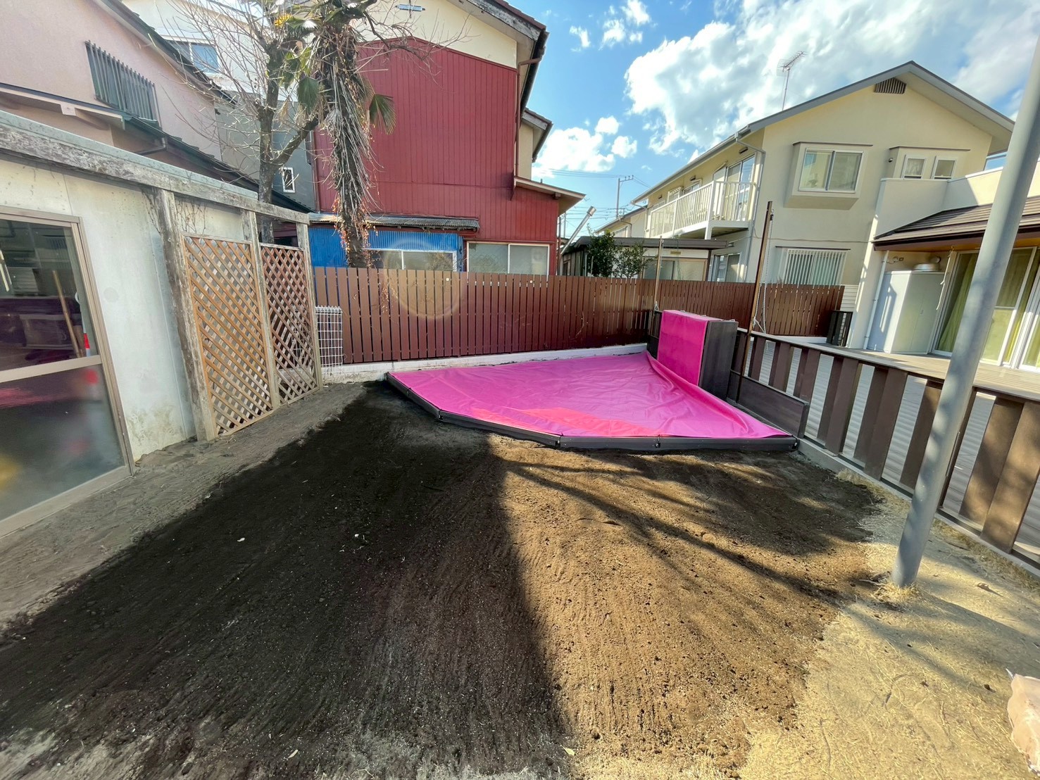 2026.1　あきる野市　さくらぎ保育園　砂場修繕